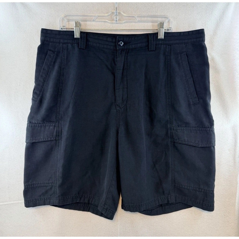Tommy‎ Bahama Cargo Shorts Mens 38 Navy Relax Tencel Cotton Casual